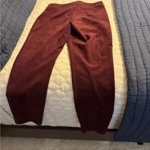 Chico's Burgundy Straight Leg Pants